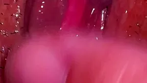 Amateur Asian Wife's Shaved Pink Pussy Close Up 310 Days Post Virginity Loss Licked Wet For Creampie