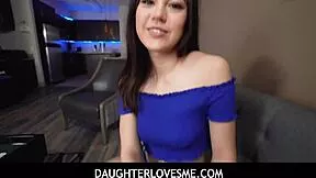 stepdad backs kendra spade's horny garage pounding