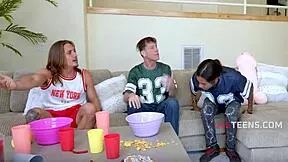 Everyone Fucks My Stepsister's Dripping Pussy! Who's Next?