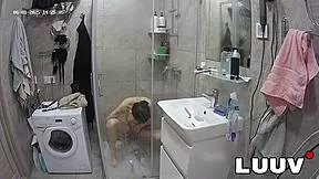 Beautiful Alice Shaves Intimate Areas in Steamy Shower Show