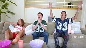 Everyone Fucks My Stepsister's Dripping Pussy! Who's Next?