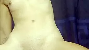Skinny Slut's Tight Ass Double Stuffed by Huge Dildos!