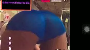 Damn that 18yo ebony twerking big ass monster on webcam 😈🍑🔥
