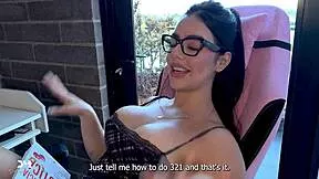 playing stepsis with danner mendez. iriannis rides hard