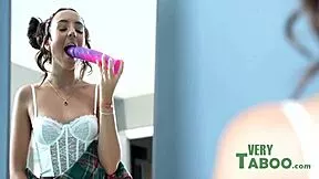 i let stepdad jack off on my petite body while napping huge mistake