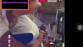 Damn that 18yo ebony twerking big ass monster on webcam 😈🍑🔥