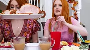 hey nate, arietta adams + cherry fae thanksgiving threesome fun with monster cocks, big asses & facials 🍁🍆💦