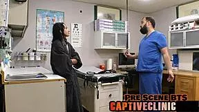 Corporate slaves zombae teases rips clothes chokes deepthroats in BDSM domination