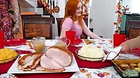 hey nate, arietta adams + cherry fae thanksgiving threesome fun with monster cocks, big asses & facials 🍁🍆💦