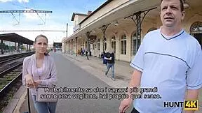Hunt4k Old Man Watches Stranger Fuck Hot Girlfriend for Cash