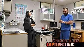 Corporate slaves zombae teases rips clothes chokes deepthroats in BDSM domination