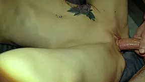 Watch This Wet Teen Pussy Take a Closeup Creampie Load?!