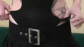 kit summers rocks part 3 in her tight little black bodysuit and gothic miniskirt looking so sexy and alternative