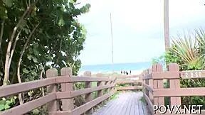 adorable teen bitch takes fierce pounding from pov angle