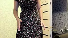 horny brunette milf angela in white lingerie rips clothes shows dripping pussy juicy ass 😍🍑