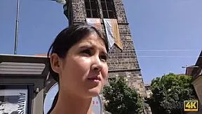 Hunt4k catches young 18+ chick riding stranger's dick right by her cuckold boyfriend