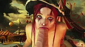 harley queen i'm stretchin' my cheeks with giant dildo... u see where scars from??