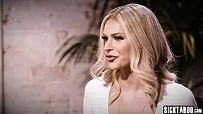 Lesbian Teen Emma Hix Seduces Big Tits Boss Elle