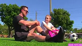 i'm alicia williams the varsity slut riding damien white's cock doggystyle bent over...