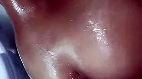 Passionate Couple's Bathroom Fuck Ends With Creamy Mouthful Cumshot