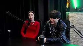 She Flaunts Sheer Red Lingerie Then Reveals Whose Tits She Bounces On Before Wild Ride Action?