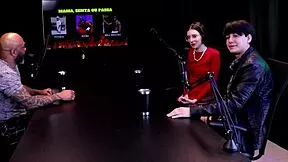 She Flaunts Sheer Red Lingerie Then Reveals Whose Tits She Bounces On Before Wild Ride Action?