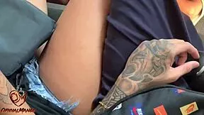 damn risky beach sex in fortaleza with this sexy brazilian tattooed teen