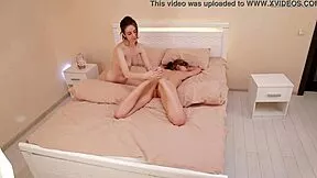 so this cute virgin teen chloe moretta gets her first wet lesbian massage from sarah pipetka