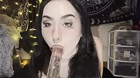 omg spread my goth teen petite ass pussy rub tease huge dildo deepthroat 😈💦