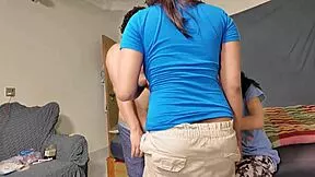 Innocent stepsisters Uttaran20 threesome blowjobs anal and hot facial cumshot 💦😈