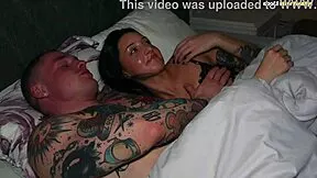 while hubby sleeps next door his young wife cheats fucking stepdaddy as newlyweds listen part 1