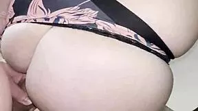 Step Son Slams Big Dick In Kitchen After Husband Leaves Fucks Mommy Hard