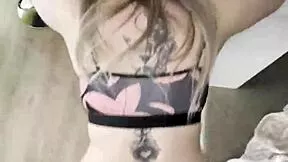 Step Son Slams Big Dick In Kitchen After Husband Leaves Fucks Mommy Hard