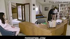 freeuse pounding my new teen employee's tight pussy at work 😏🍑💦 cierra bell violet starr