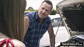 Teenfidelity Jill Kassidy Pays With Shaved Perky Pussy Facial Cumshot For Help