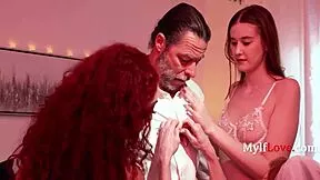 Wedding night explodes into wild milf-generational gangbang with big tits everywhere!