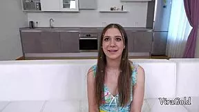 big booty 18yo screams through first rough anal gape and facial cumshot