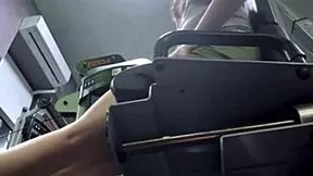 i finger my horny pussy in gym till i squirt hard