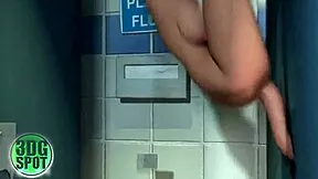 Black teen 18+ deepthroats monster cocks at gloryhole swallowing cum