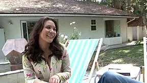 asian brunette gets cozy with massive black guy