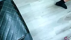 Obedient boy licks her wet pussy in hardcore femdom