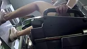 i finger my horny pussy in gym till i squirt hard