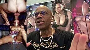 This bubble butt teen rides huge dildo on train