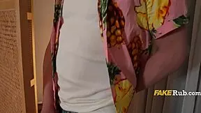 Big booty latina takes big black cock in hostel bed threesome