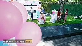 Lana Violet Isa Bella Meagan Moore share cheater's cum facials