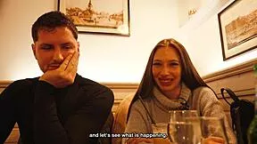 wet tanned babe, flash those tits outdoors in snow for neighbors?