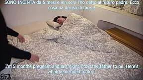sono incinta e faccio una spagnola sloppy al mio ragazzo con le mie tette giganti per farlo restare