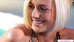 18yo Teen Begs BFF To Lick Her Shaved Outdoor Pussy In 69 Face-Sitting Frenzy