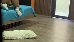 riding huge toy wrecks latina schoolgirl's ass gaping for pervy stepdad's eyes