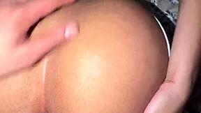 fucked this beautiful lightskin babe's tight ass rough and deep